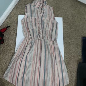 Breezy striped dress